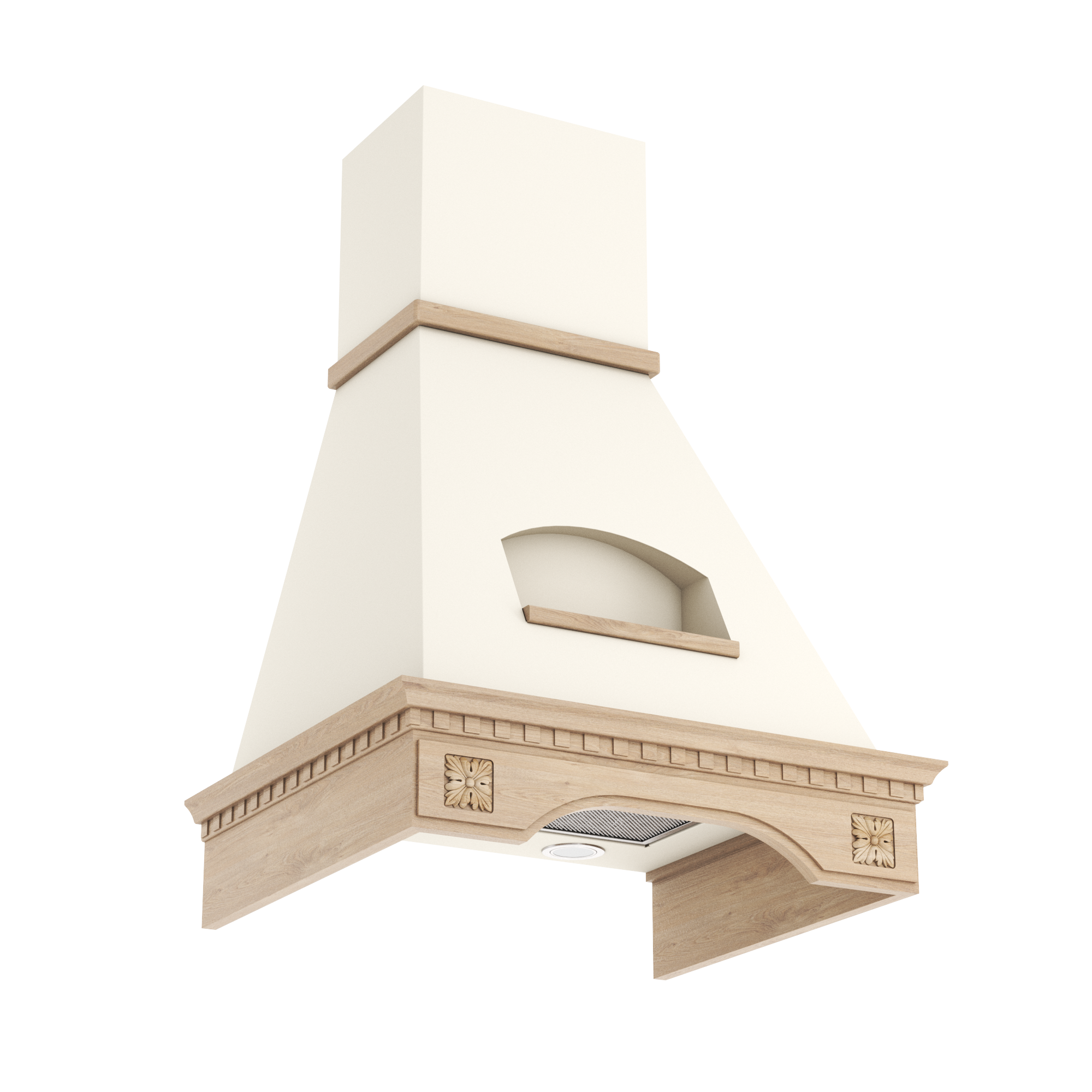 Кухонная вытяжка ELIKOR Бельведер Флореале 60П-650-П3Д КВ II М-650-60-340 бежевый/дуб неокр